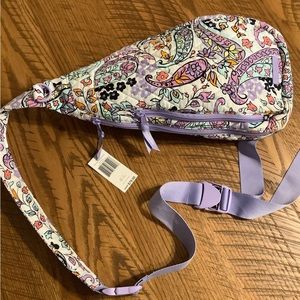 - NWT Essential Sling Backpack Maddelana Paisley Soft  quilted🌼🌸